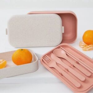 Brand New Our Place Sushi Bento Box Lunchbox with Chopsticks and Utensils